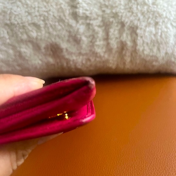 COPY - Authentic with COA Pink Prada Saffiano Long zip wallet. - Picture 6 of 14